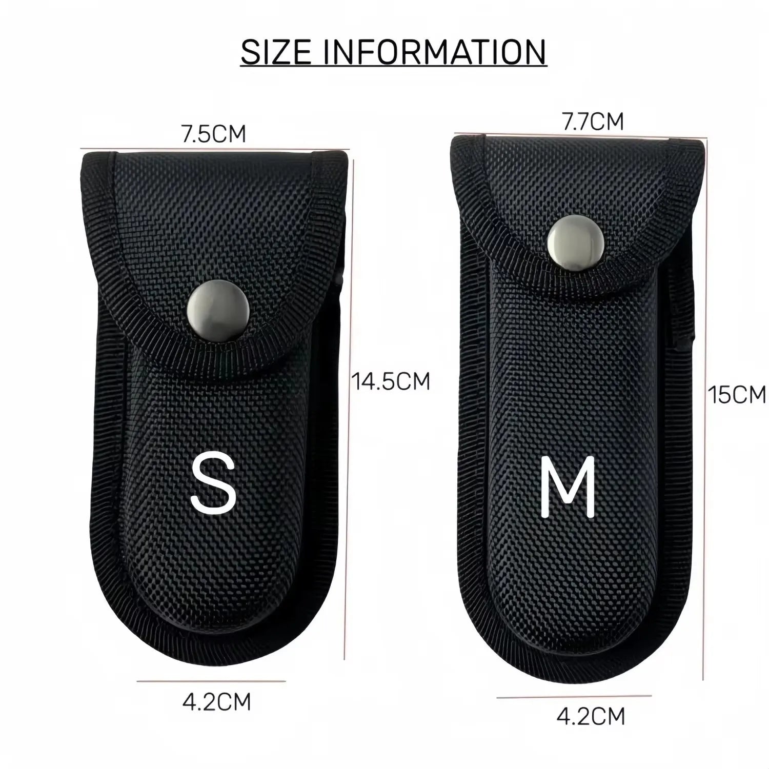 Tactische mes holster - Nylon EDC tools pouch voor outdoor en jagen - Bivakshop