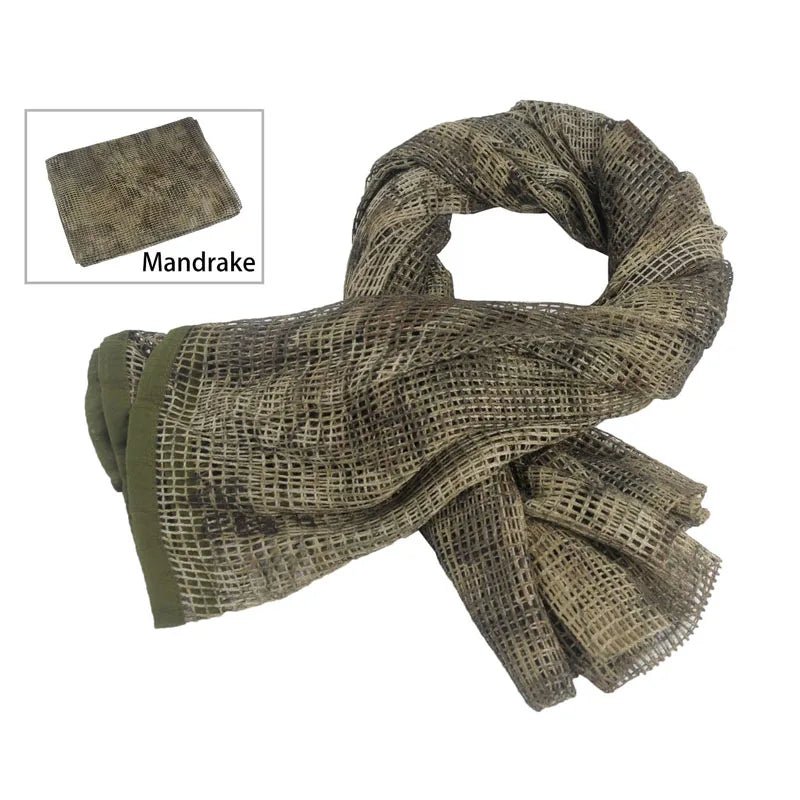 Tactische militaire sjaal - Camouflagepatroon voor buitenactiviteiten - Bivakshop