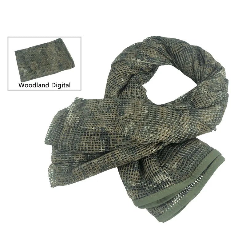 Tactische militaire sjaal - Camouflagepatroon voor buitenactiviteiten - Bivakshop