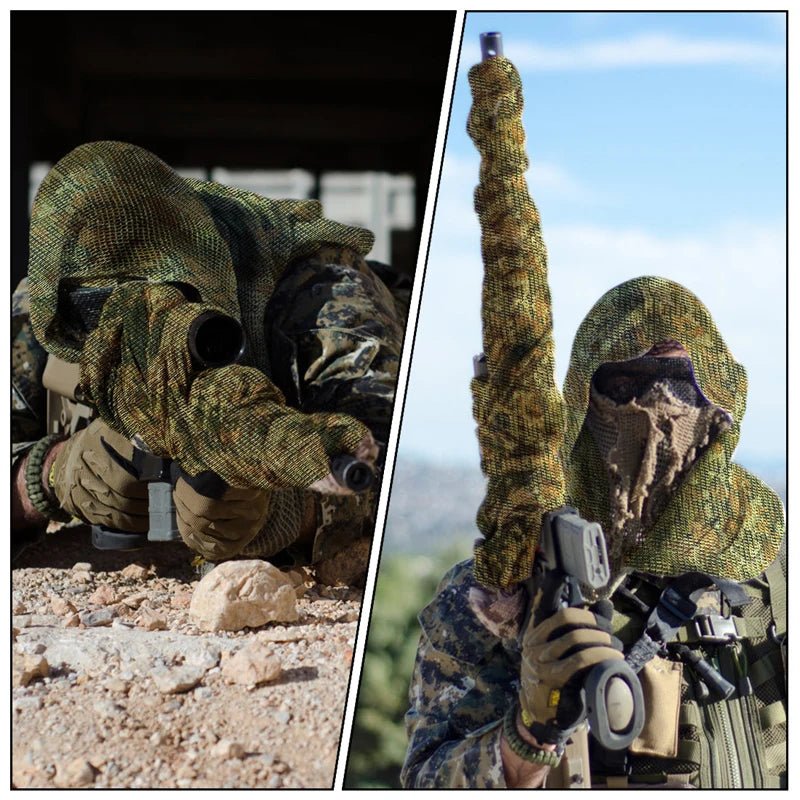Tactische militaire sjaal - Camouflagepatroon voor buitenactiviteiten - Bivakshop