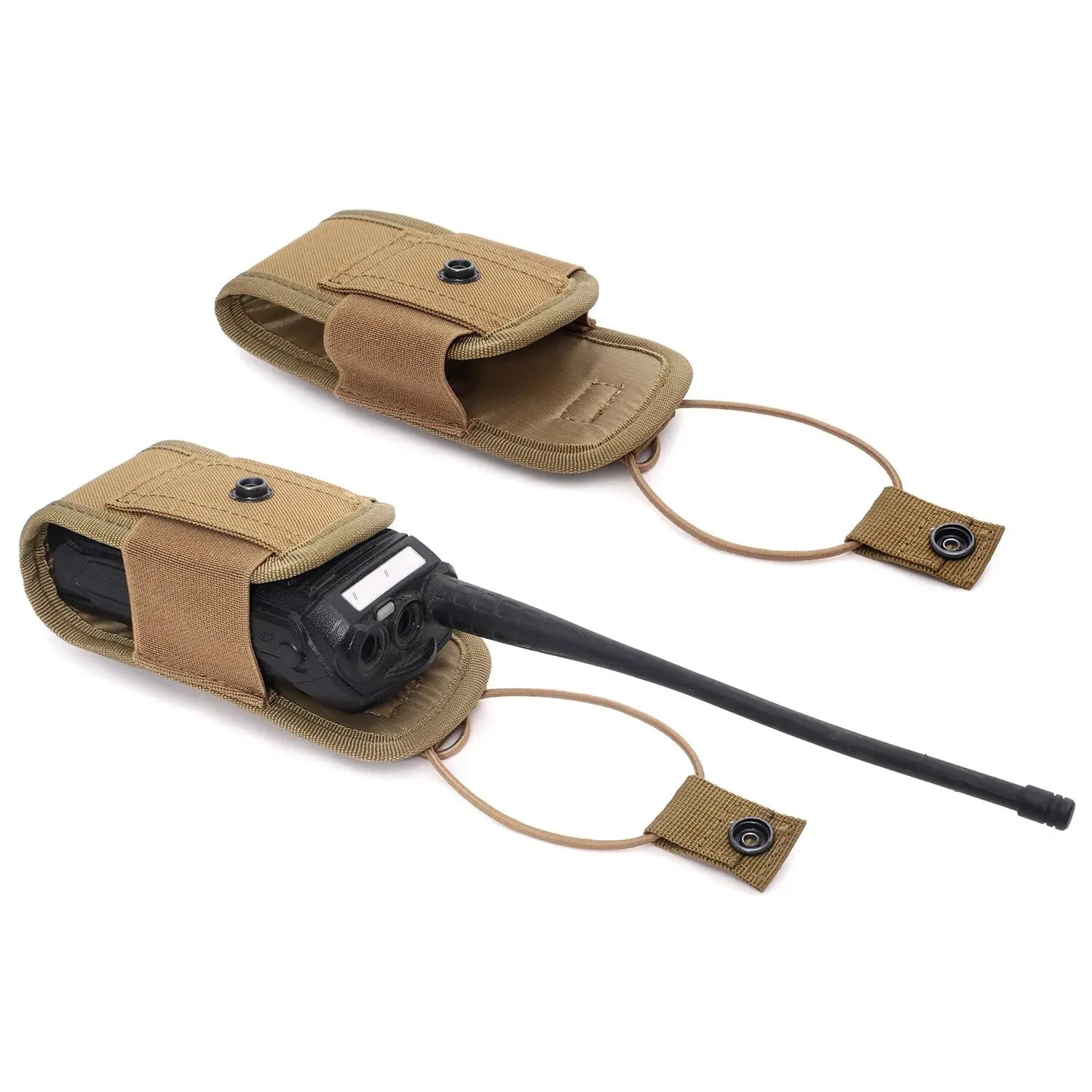 Tactische Molle Walkie Talkie Pouch – Duurzame portofoonholster voor outdoor en jacht - Bivakshop