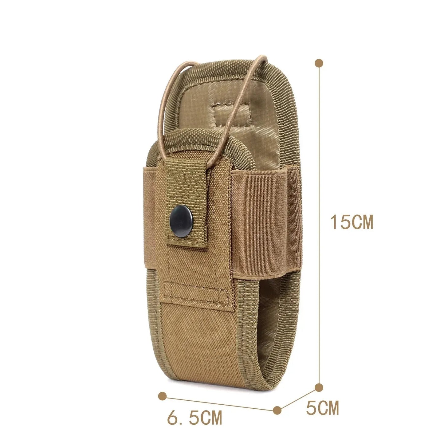 Tactische Molle Walkie Talkie Pouch – Duurzame portofoonholster voor outdoor en jacht - Bivakshop