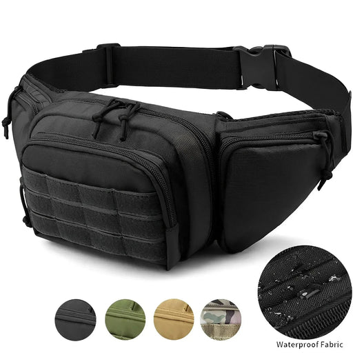 Tactische Nylon Schoudertas – Multi - functionele EDC Waist Pack – Hoge Capaciteit Heuptas & Crossbody voor Outdoor & Survival - Bivakshop