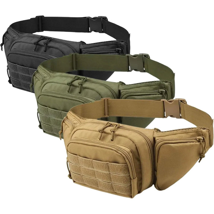 Tactische Nylon Schoudertas – Multi - functionele EDC Waist Pack – Hoge Capaciteit Heuptas & Crossbody voor Outdoor & Survival - Bivakshop