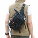 Tactische Vissers Chest Pack – MOLLE Systeem voor Kunstaas & Tackle - Bivakshop