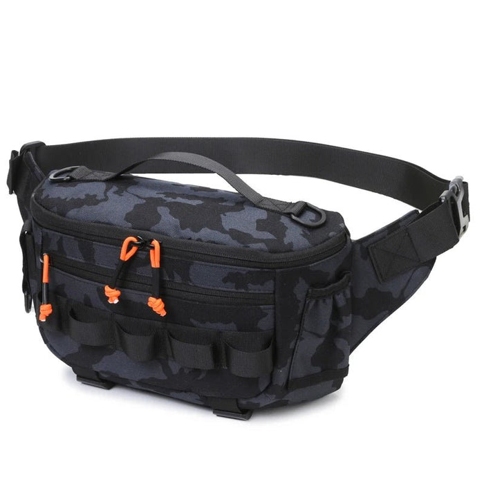 Tactische Vissers Chest Pack – MOLLE Systeem voor Kunstaas & Tackle - Bivakshop