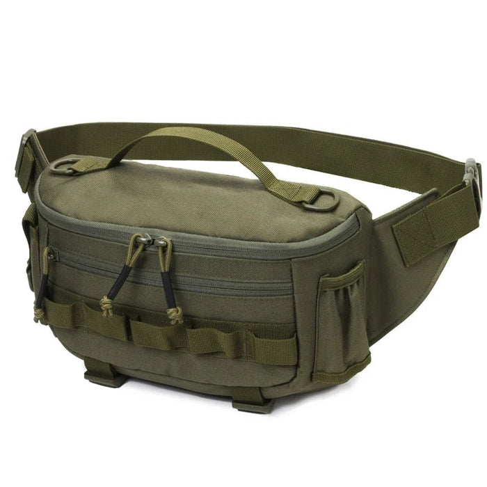 Tactische Vissers Chest Pack – MOLLE Systeem voor Kunstaas & Tackle - Bivakshop