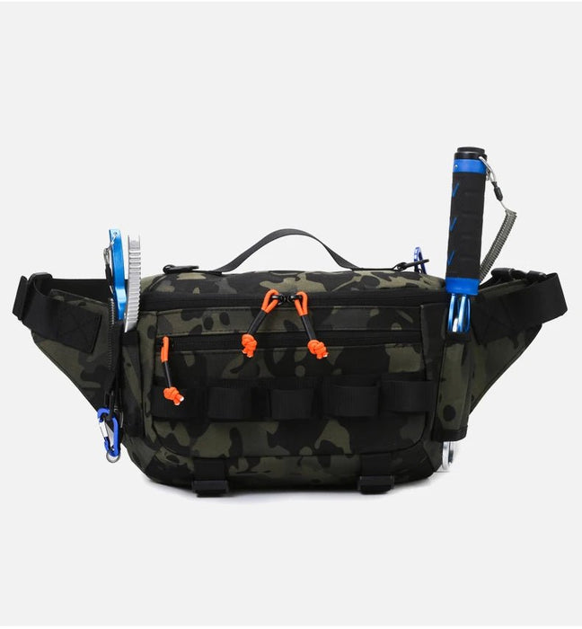 Tactische Vissers Chest Pack – MOLLE Systeem voor Kunstaas & Tackle - Bivakshop