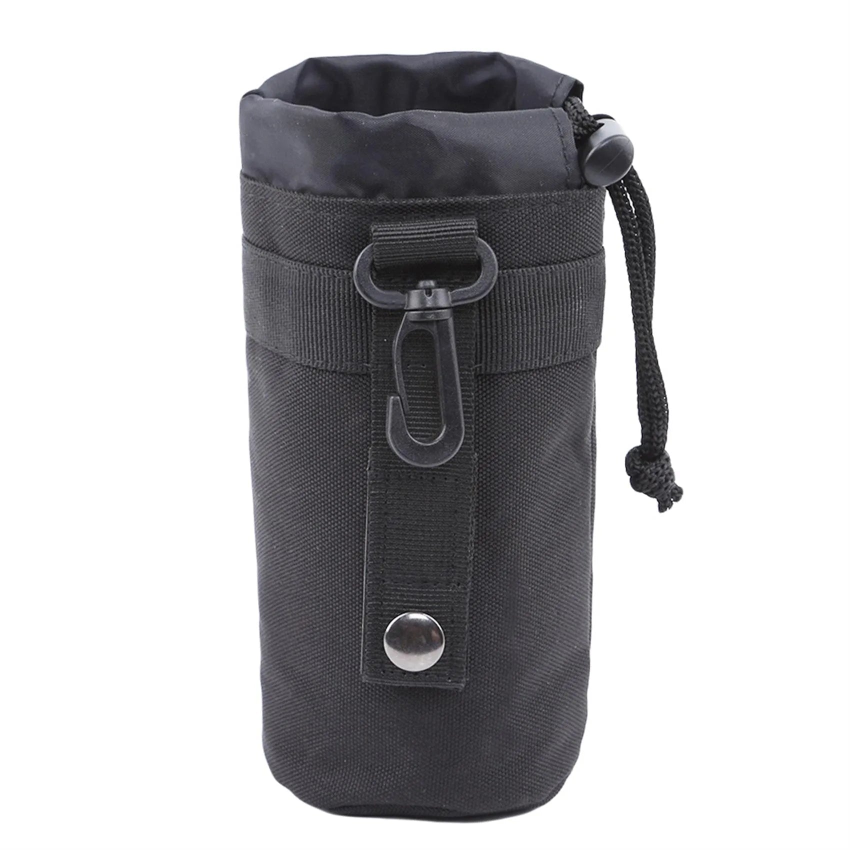 Tactische Waterfles pouch – Outdoor camouflage – Draagbare fleshouder met trekkoord - Bivakshop