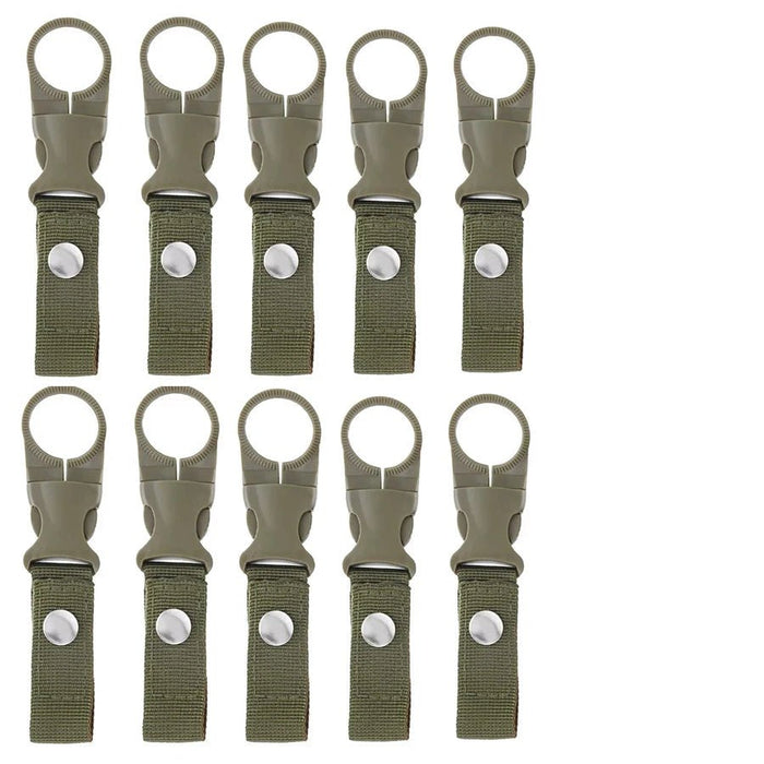 Tactische Waterfleshouder Clip – Nylon Webbing & Carabiner - Bivakshop