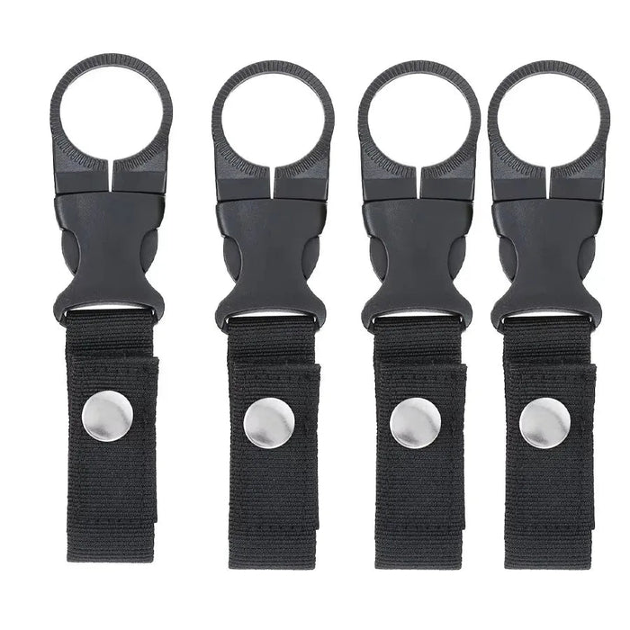 Tactische Waterfleshouder Clip – Nylon Webbing & Carabiner - Bivakshop