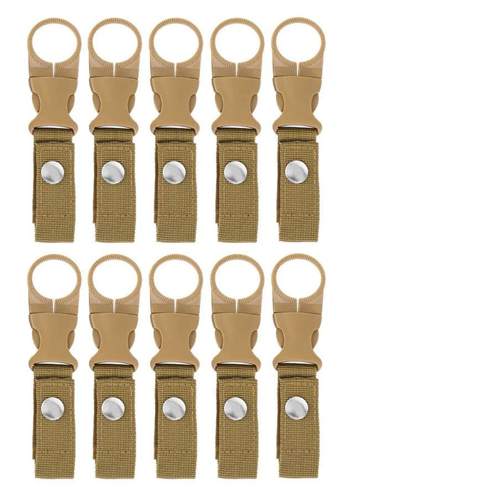 Tactische Waterfleshouder Clip – Nylon Webbing & Carabiner - Bivakshop