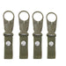 Tactische Waterfleshouder Clip – Nylon Webbing & Carabiner - Bivakshop