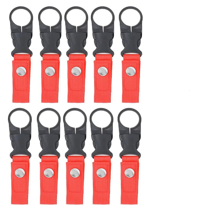 Tactische Waterfleshouder Clip – Nylon Webbing & Carabiner - Bivakshop