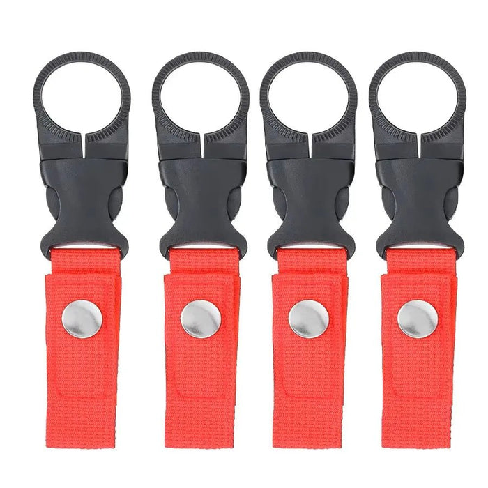Tactische Waterfleshouder Clip – Nylon Webbing & Carabiner - Bivakshop