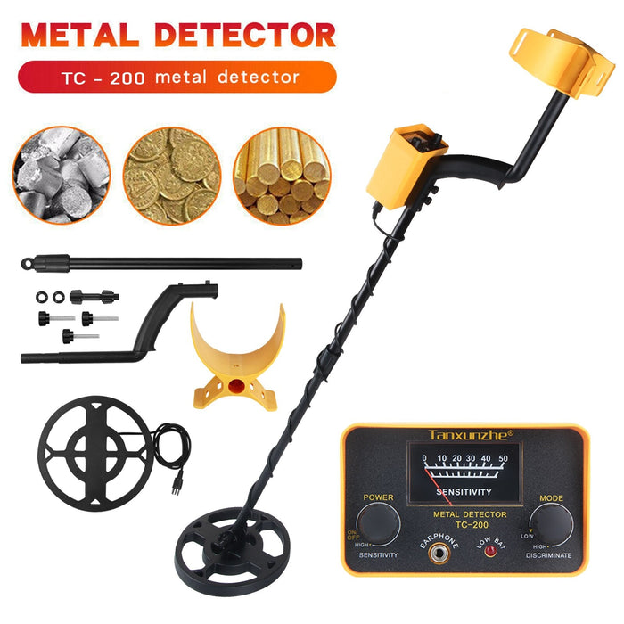 Tanxunzhe TC - 200Y Upgrade Metal Detector Underground Wire Iron Metal Gold Detector Adjustable Tracker for Treasure Search New - Bivakshop
