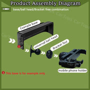 Telefoonhouder voor Toyota bZ4X (2022 - 2024) – MagSafe Magnetisch – Verstelbare Auto Houder - Bivakshop