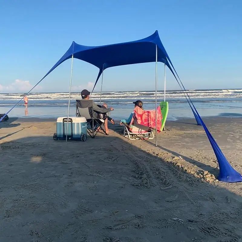 Telescopische aluminium tentstokken – Inklapbare tarp - en luifelstokken 1,7 m voor 3 - 4 persoons tent - Bivakshop
