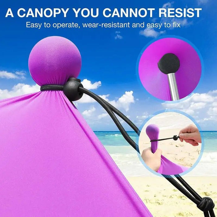 Telescopische aluminium tentstokken – Inklapbare tarp - en luifelstokken 1,7 m voor 3 - 4 persoons tent - Bivakshop