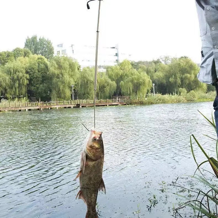 Telescopische Gaff Hook (28 - 60cm) – RVS Zoutwater Landingshaak - Bivakshop