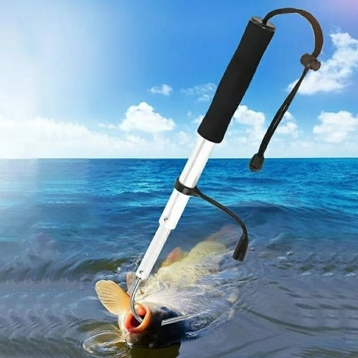 Telescopische Gaff Hook (28 - 60cm) – RVS Zoutwater Landingshaak - Bivakshop