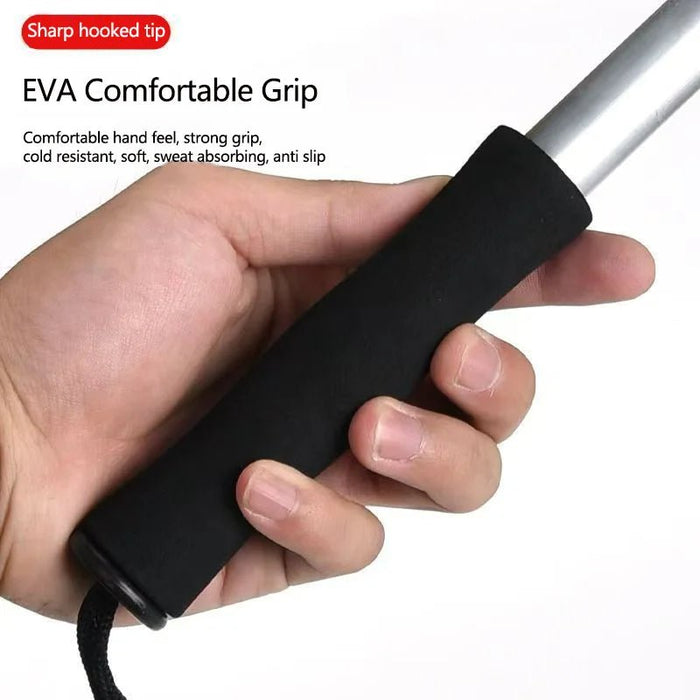 Telescopische Gaff Hook (28 - 60cm) – RVS Zoutwater Landingshaak - Bivakshop