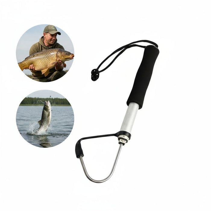 Telescopische Gaff Hook (28 - 60cm) – RVS Zoutwater Landingshaak - Bivakshop