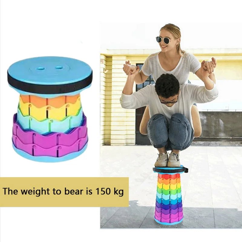 Telescopische verstelbare opvouwbare outdoor stoel - Comfortabel en draagbaar voor buiten - Veelkleurig - Bivakshop