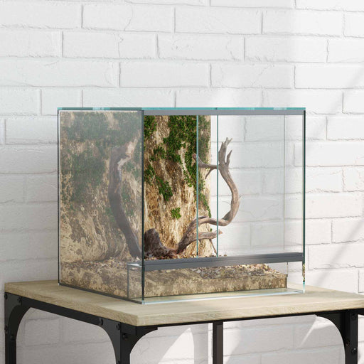 Terrarium Met Opslag – Glazen Terrarium – 360° Zicht – 6 Afmetingen - Bivakshop