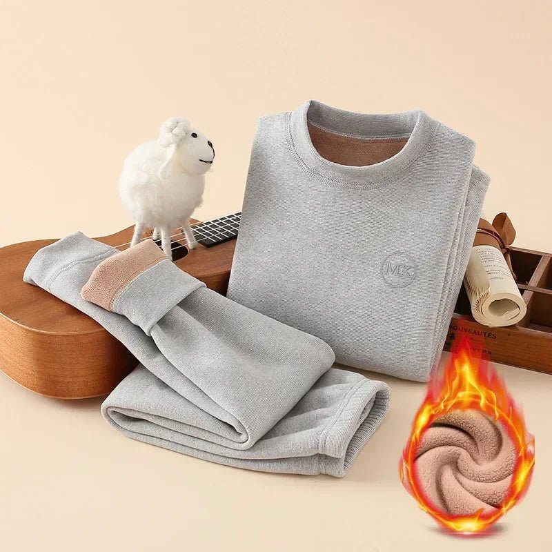 Thermisch ondergoed voor jongens - Fleece met constante temperatuur (37°C) - Winter kleding set - Bivakshop