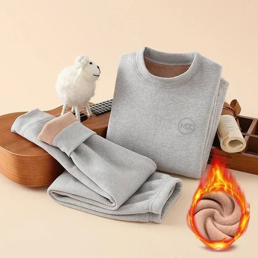 Thermisch ondergoed voor jongens - Fleece met constante temperatuur (37°C) - Winter kleding set - Bivakshop