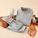 Thermisch ondergoed voor jongens - Fleece met constante temperatuur (37°C) - Winter kleding set - Bivakshop