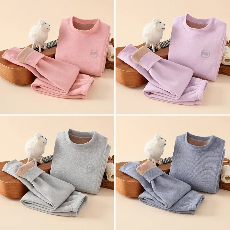 Thermisch ondergoed voor jongens - Fleece met constante temperatuur (37°C) - Winter kleding set - Bivakshop