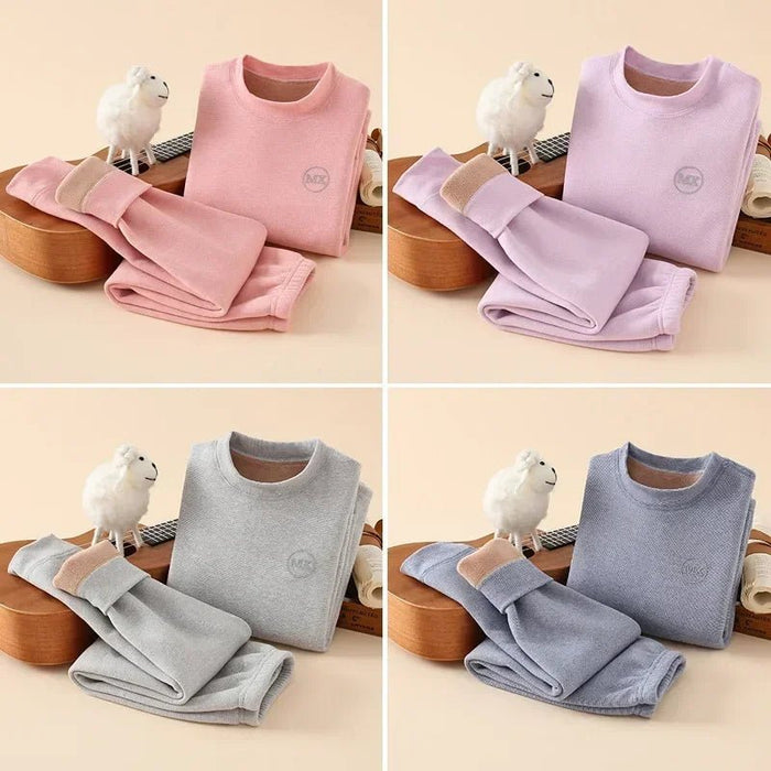 Thermisch ondergoed voor jongens - Fleece met constante temperatuur (37°C) - Winter kleding set - Bivakshop