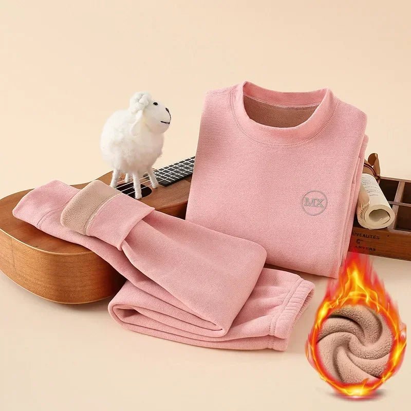 Thermisch ondergoed voor jongens - Fleece met constante temperatuur (37°C) - Winter kleding set - Bivakshop