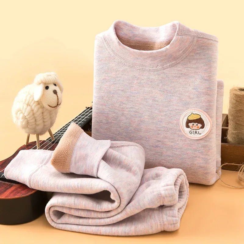 Thermisch ondergoed voor jongens - Fleece met constante temperatuur (37°C) - Winter kleding set - Bivakshop