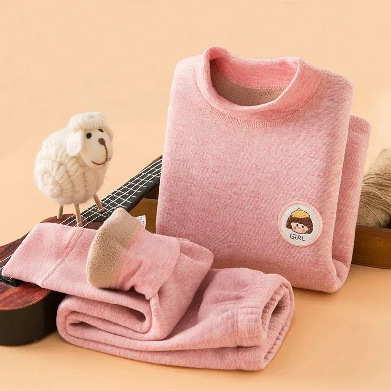 Thermisch ondergoed voor jongens - Fleece met constante temperatuur (37°C) - Winter kleding set - Bivakshop