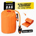 Thermische overlevingsponcho - Reflecterende waterdichte regenjas voor kamperen & wandelen - Bivakshop