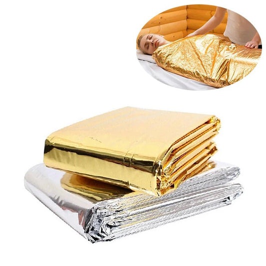 Thermische sauna deken 5 stuks – Far - infrarood therapie – Mylar overlevingsdeken - Bivakshop