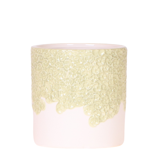 Kolibri Home Bloom sierpot met bloesemreliëf