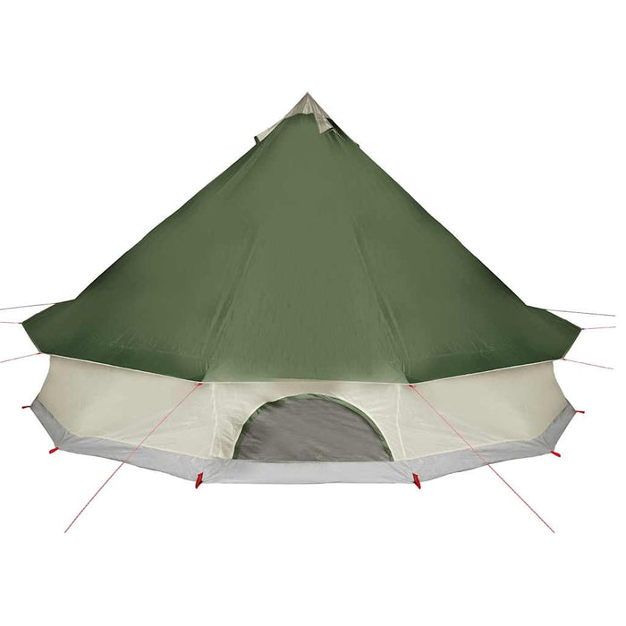 Tipitent – Waterdichte tent – Groen – Ruimtelijk ontwerp – 6, 8, 10 of 12 Personen - Bivakshop
