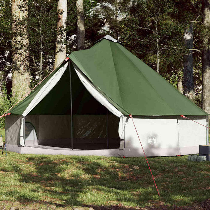 Tipitent – Waterdichte tent – Groen – Ruimtelijk ontwerp – 6, 8, 10 of 12 Personen - Bivakshop