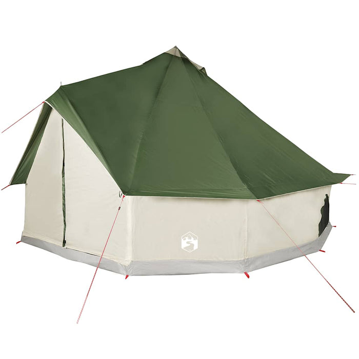 Tipitent – Waterdichte tent – Groen – Ruimtelijk ontwerp – 6, 8, 10 of 12 Personen - Bivakshop