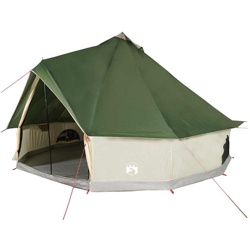 Tipitent – Waterdichte tent – Groen – Ruimtelijk ontwerp – 6, 8, 10 of 12 Personen - Bivakshop