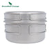 Titanium kookset met inklapbare handgrepen – Pot & pan voor camping - Bivakshop