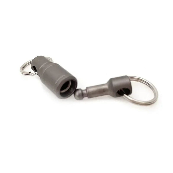 Titanium Rotate Buckle Portable Multifunctional EDC Outdoor Tool Titanium Alloy Waist Belt Quick Buckle Keyring - Bivakshop