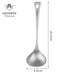 Titanium soeplepel met lange steel - Lichtgewicht campingbestek voor outdoor koken - Bivakshop