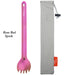 Titanium spork met lange steel - Ultralicht - Voor kamperen en picknicks - Bivakshop