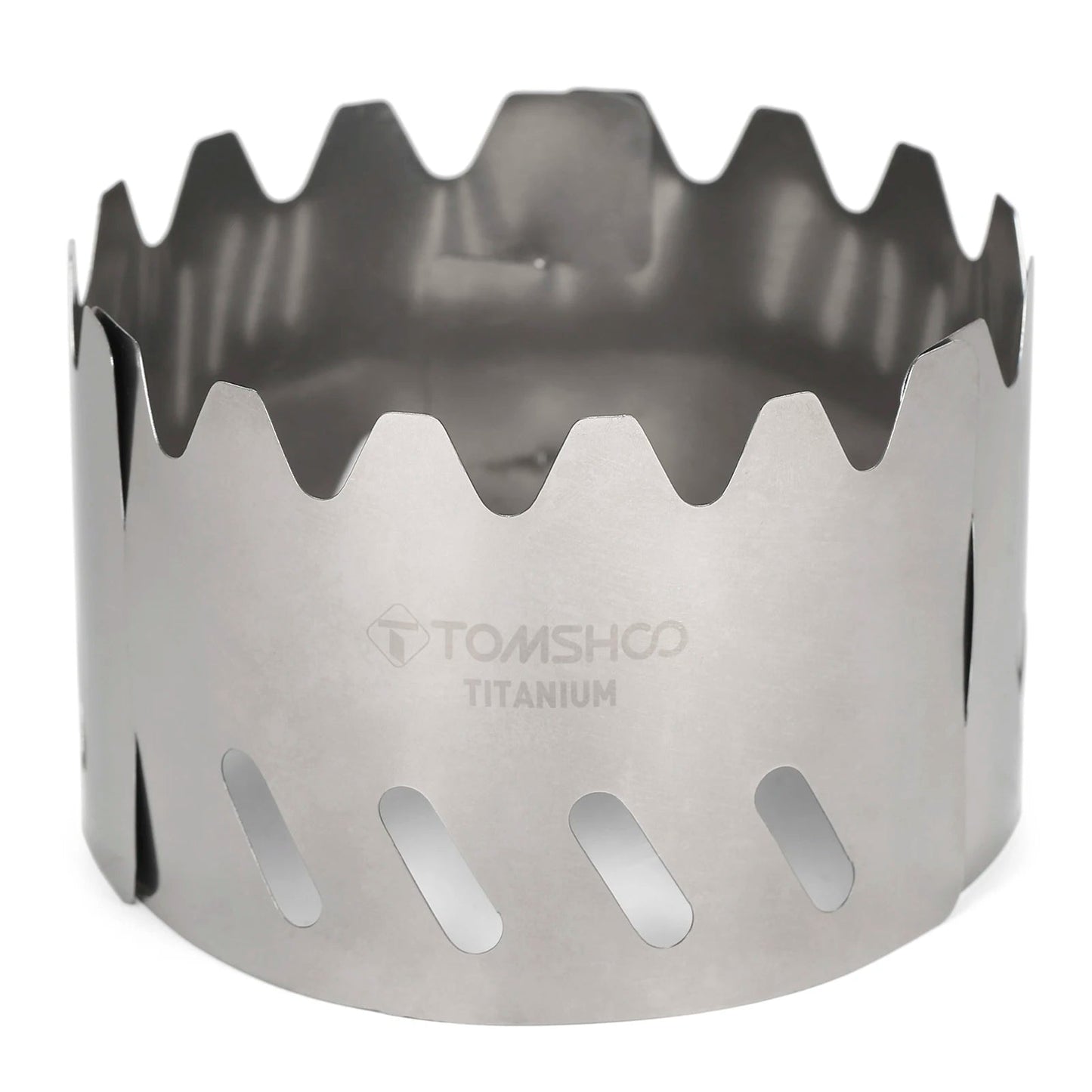 Tomshoo Titanium Windscherm – Ultralicht Windscherm voor Gas - en Alcoholbranders – Camping & Hiking - Bivakshop