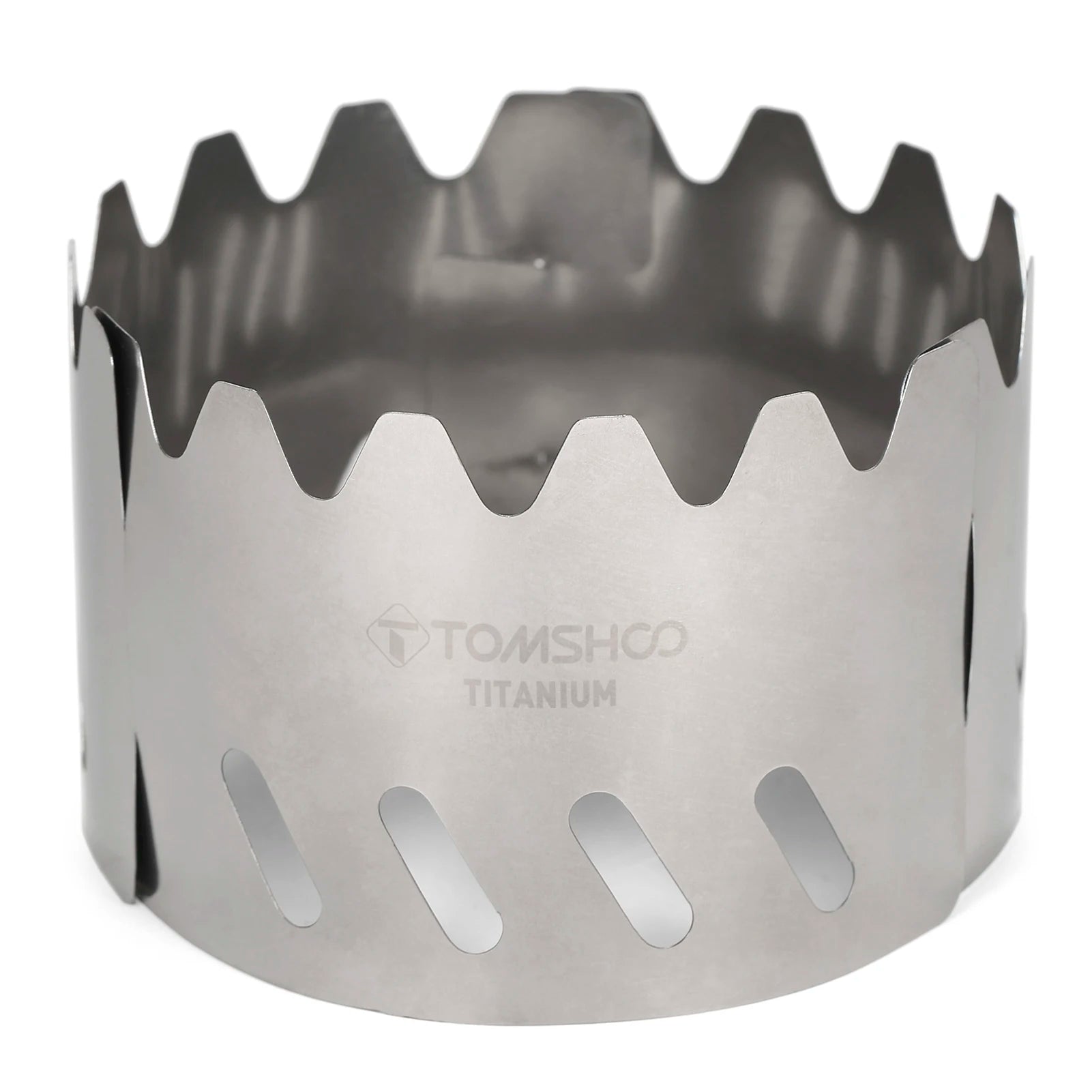 Tomshoo Titanium Windscherm – Ultralicht Windscherm voor Gas - en Alcoholbranders – Camping & Hiking - Bivakshop
